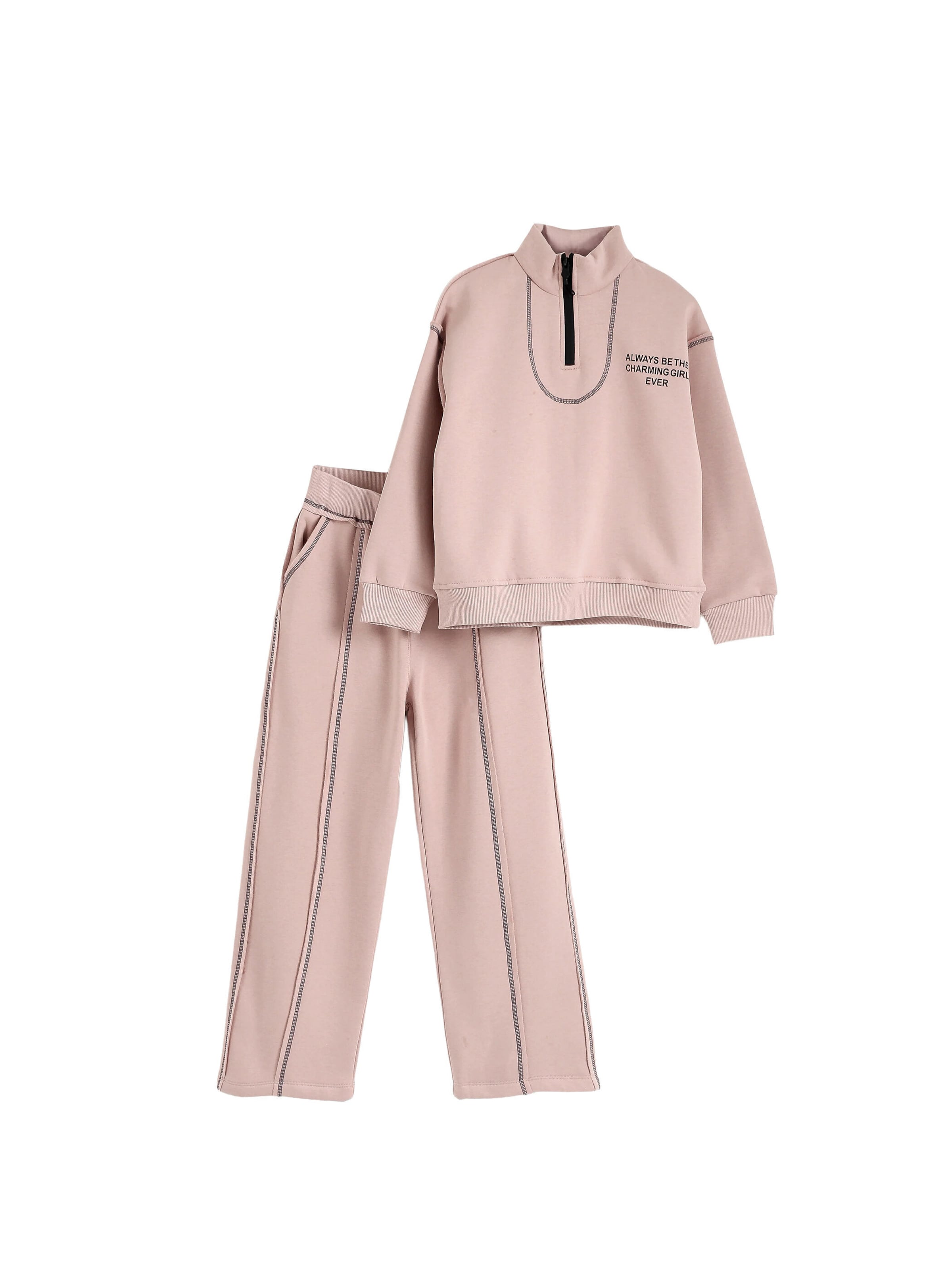 Solang Trainingspak in Roze: voorkant