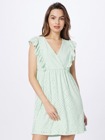 VERO MODA Letní šaty 'TASSA' – zelená: přední strana