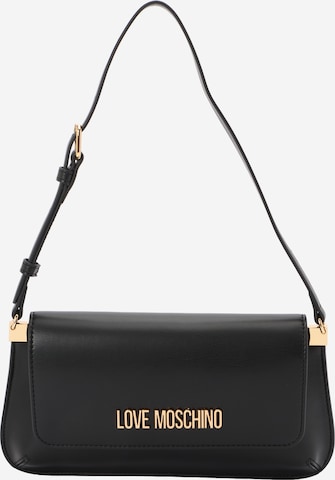 Geantă de umăr de la Love Moschino pe negru: față