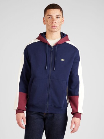 LACOSTE Sweatjacke in Blau: predná strana