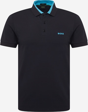 T-Shirt 'Paule' BOSS Green en bleu : devant