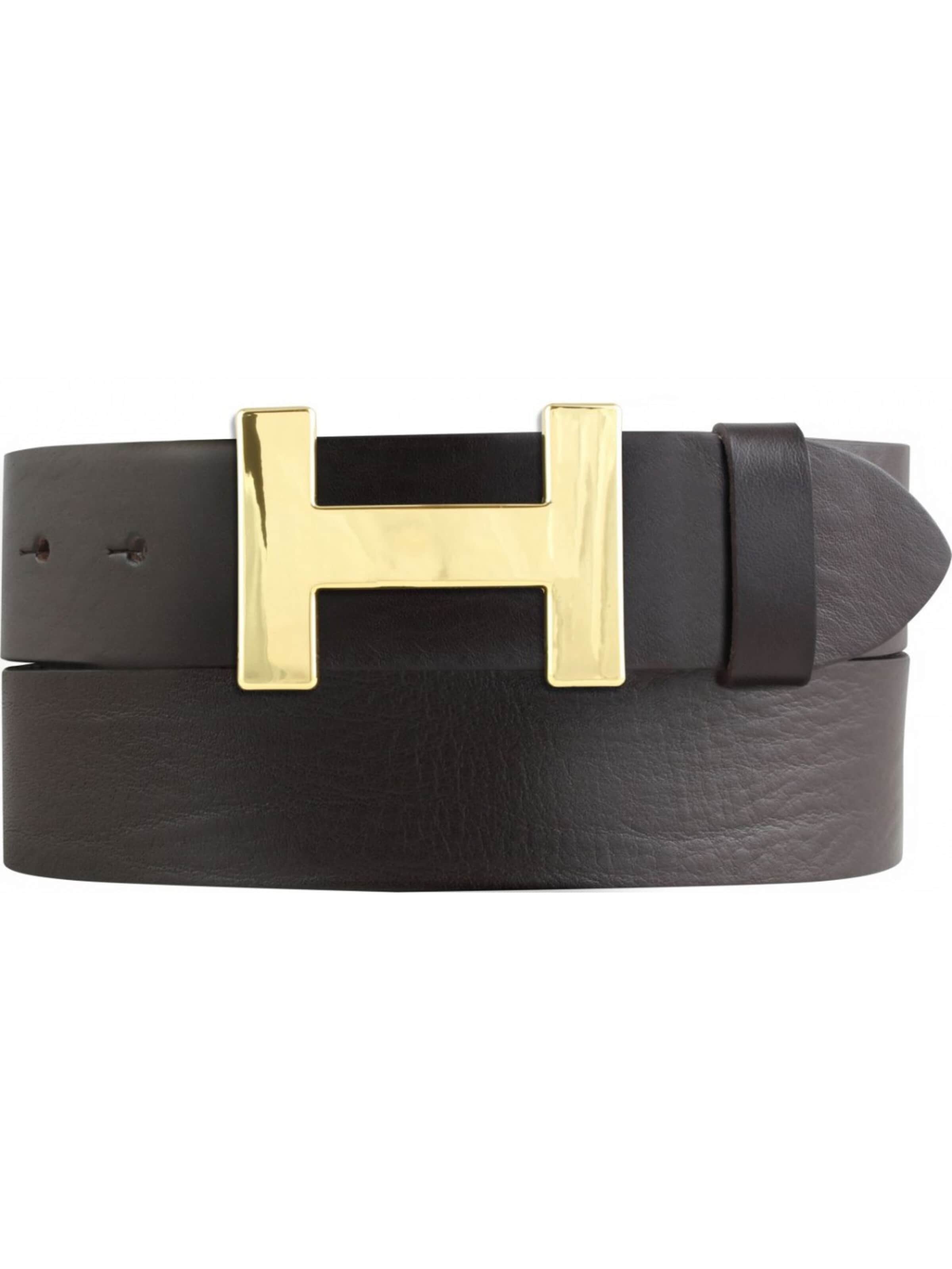 BELTINGER Belt 'Henry' in Brown: front