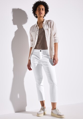 STREET ONE Slim fit Pants in White