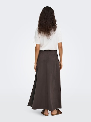 ONLY - Falda 'RINEA' en marrón