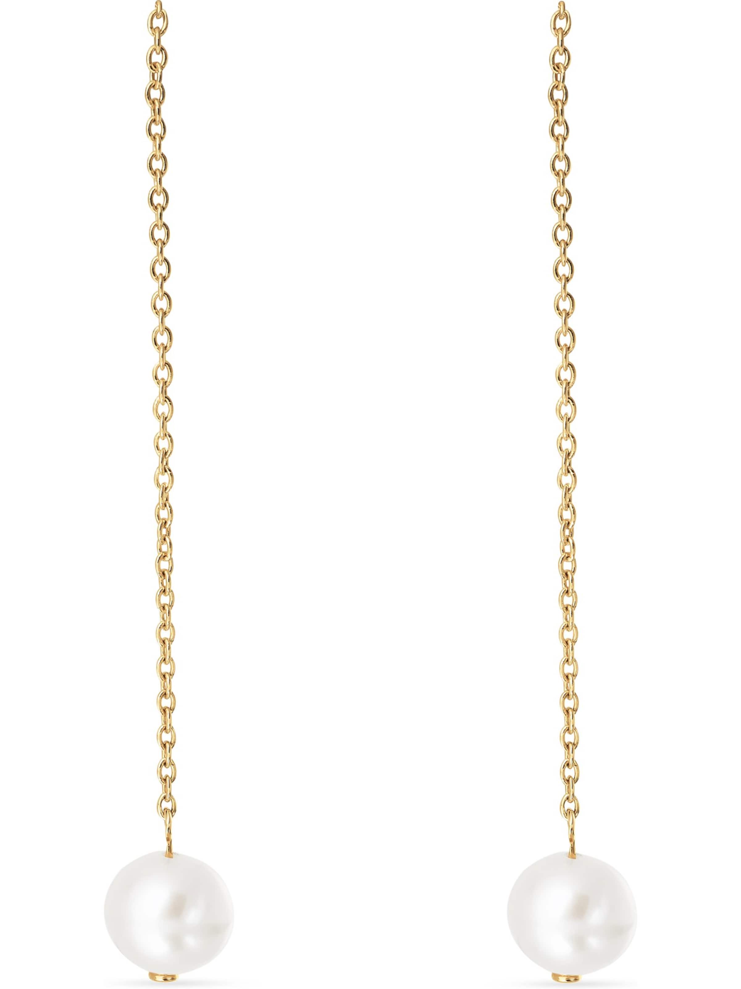 CHRIST Earrings in Gold: front