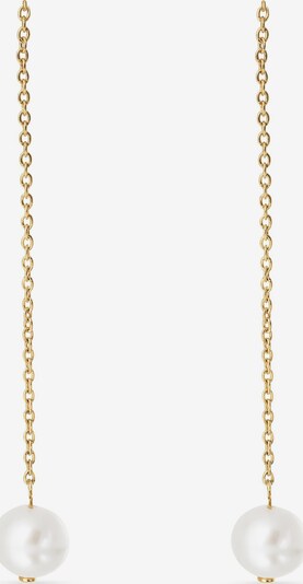 CHRIST Ohrringe in One Size in gold / weiß, Produktansicht