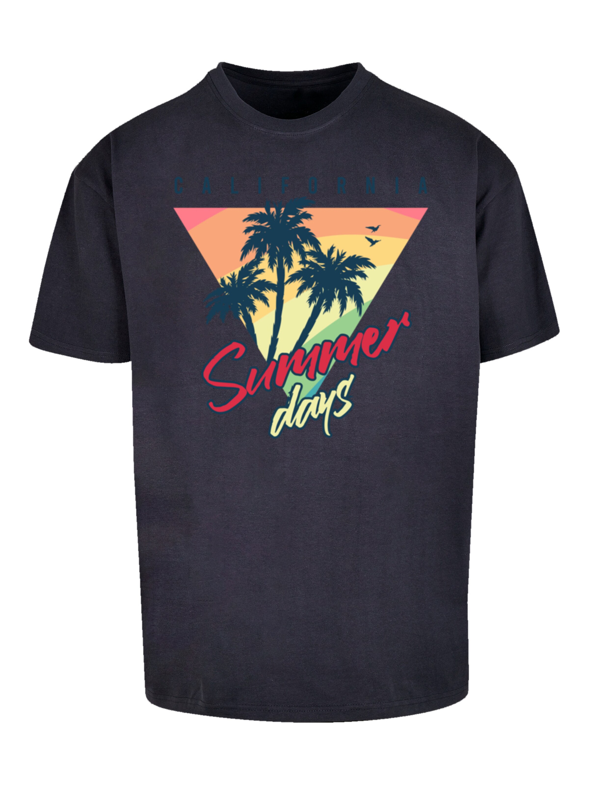 F4NT4STIC Shirt in Blauw: voorkant