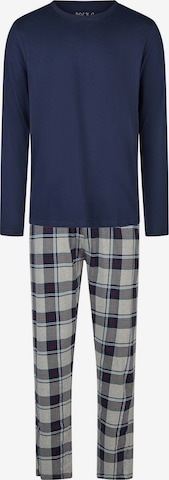 Phil & Co. Berlin Long Pajamas ' Weekend Collection ' in Blue: front