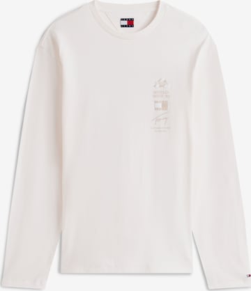 T-Shirt Tommy Jeans en blanc : devant