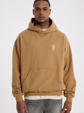 YSPT Studio Sweatshirt 'Savanna' in Brown: front