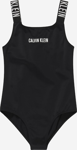 Calvin Klein Swimwear Strój kąpielowy w kolorze czarny: przód