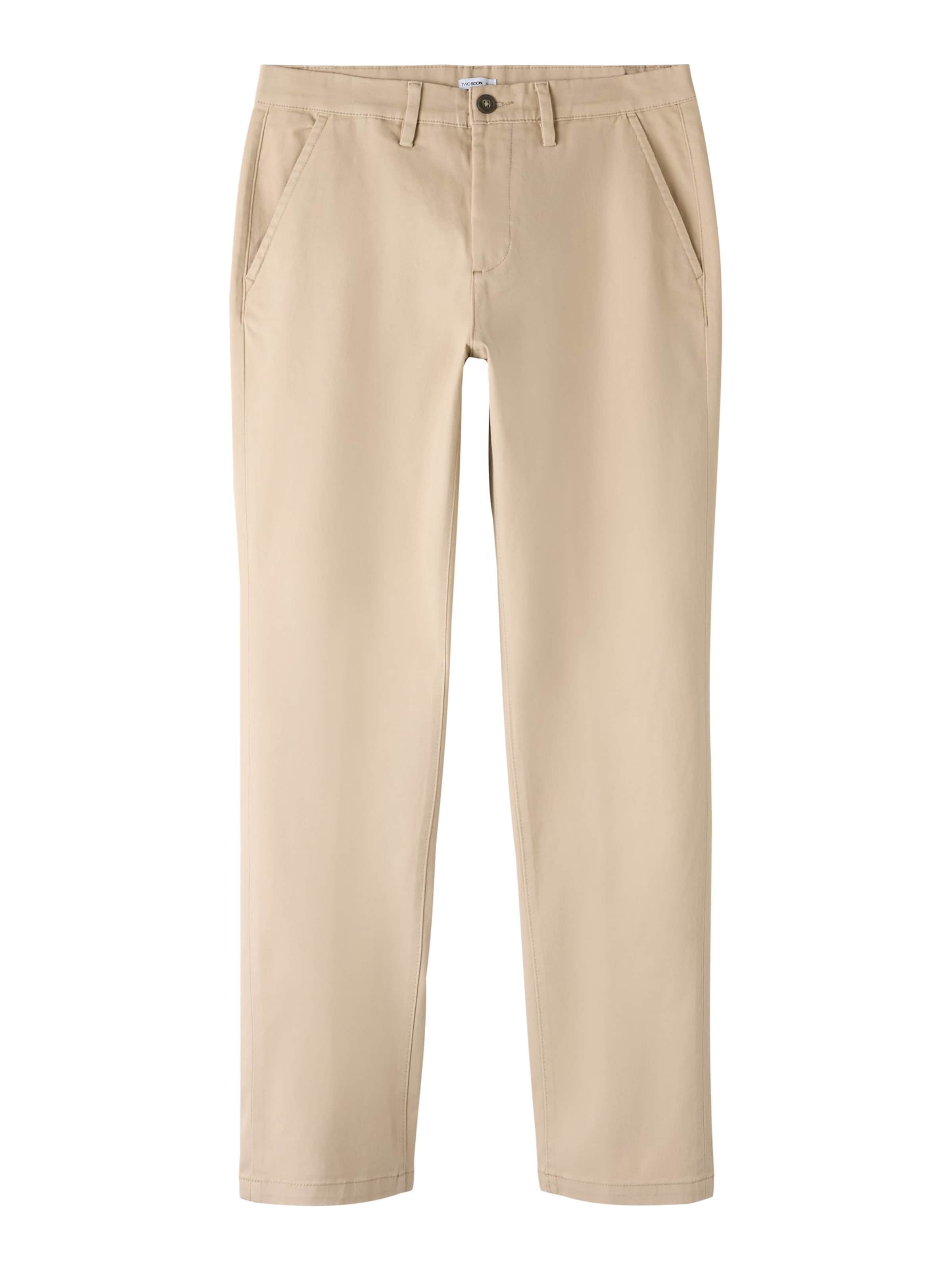TWO SOONSlimfit Chino hlače - bež boja: prednji dio