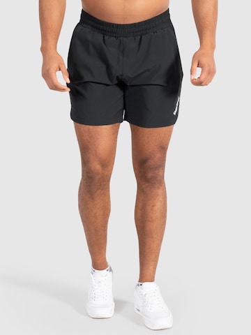Smilodox Regular Workout Pants 'Emil' in Black: front