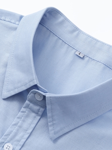 ALLTHEMEN Regular Fit Hemd 'Reine'‌‌‌‌‌‌‌ in Blau