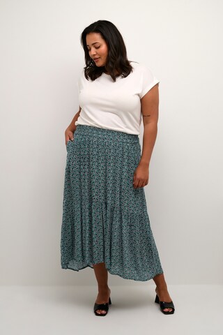 KAFFE CURVE Skirt 'Marca' in Green