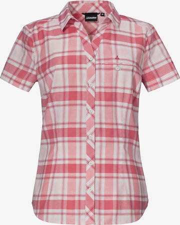 Schöffel Athletic Button Up Shirt 'Calanche' in Pink: front