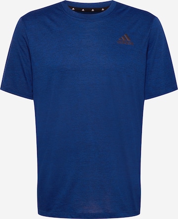 ADIDAS SPORTSWEAR - Camisa funcionais em azul: frente