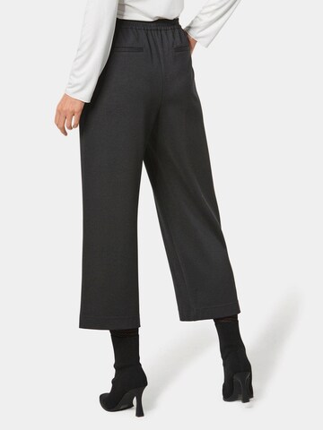 Goldner Wide leg Broek in Zwart