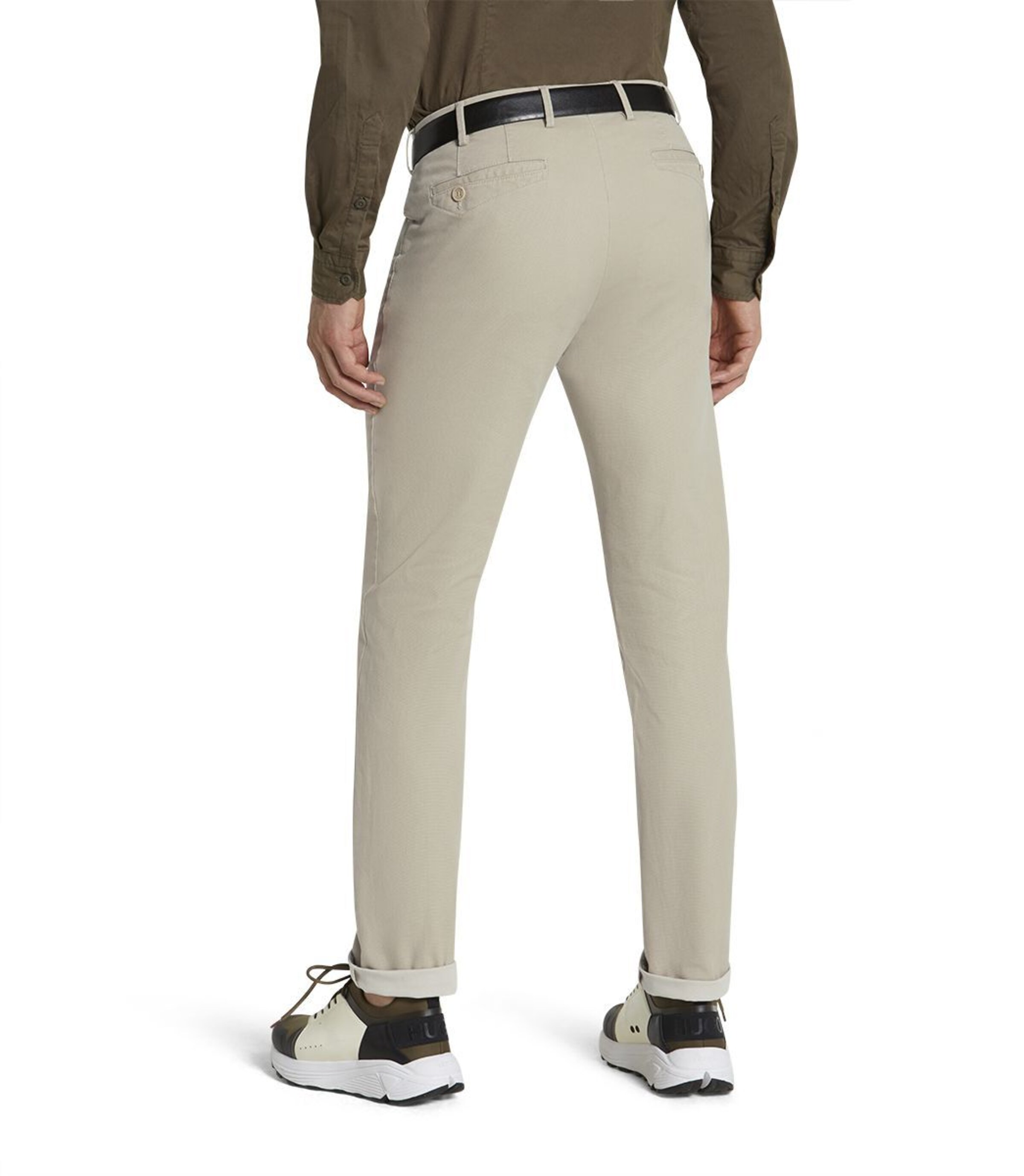 Meyer Hosen Regular Chino Pants 'Dublin' in Beige
