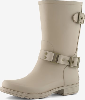 Stivale di gomma 'Wellies' di COLORS OF CALIFORNIA in bianco: frontale