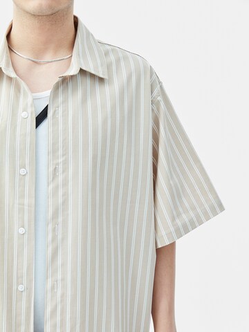 VAMOS CLO Comfort fit Overhemd 'Armeria' in Beige