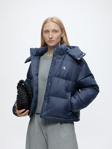 Calvin Klein Jeans Vinterjacka 'ESSENTIAL' i blå
