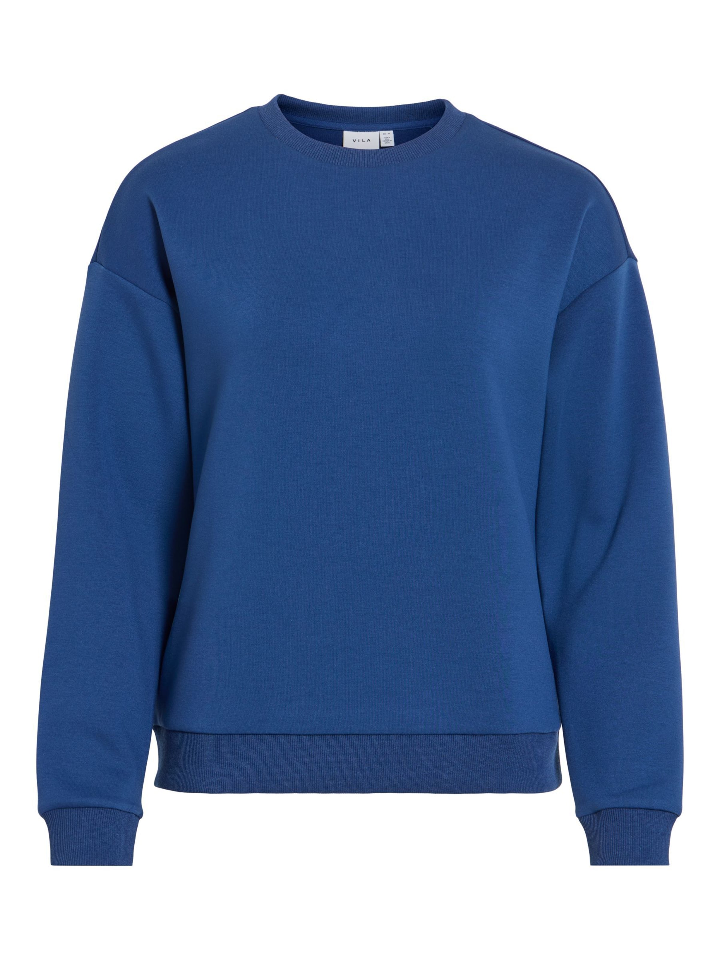 VILA Sweatshirt 'VISandy' in Blau: Vorderseite