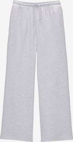 Pull&Bear Pants in Grey: front