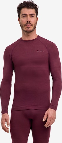 FALKE Base Layer 'Thermozone Backpack-Ready' in Rot: Vorderseite