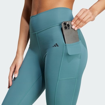 Skinny Pantalon de sport 'Optime Stash' ADIDAS PERFORMANCE en vert