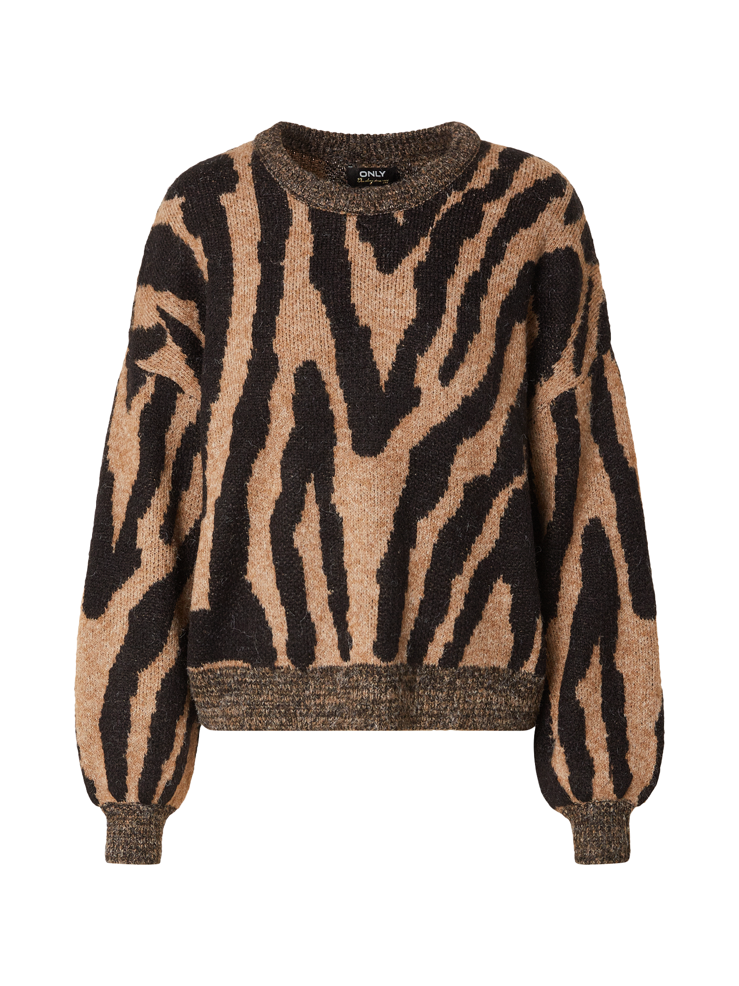 Swetry & dzianina Odzież ONLY Sweter Trina w kolorze Brązowy, Jasnobrązowym 