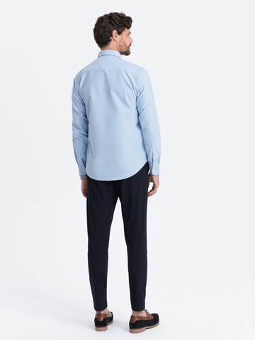 Ombre Regular fit Button Up Shirt 'SHOS-0114' in Blue