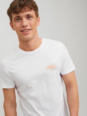 JACK & JONES T-Shirt 'Space' in Weiß