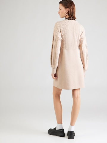 ABOUT YOU Sukienka z dzianiny 'Camilla' w kolorze beżowy