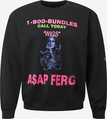 Mennace Sweatshirt 'ASAP FERG' in Zwart: voorkant