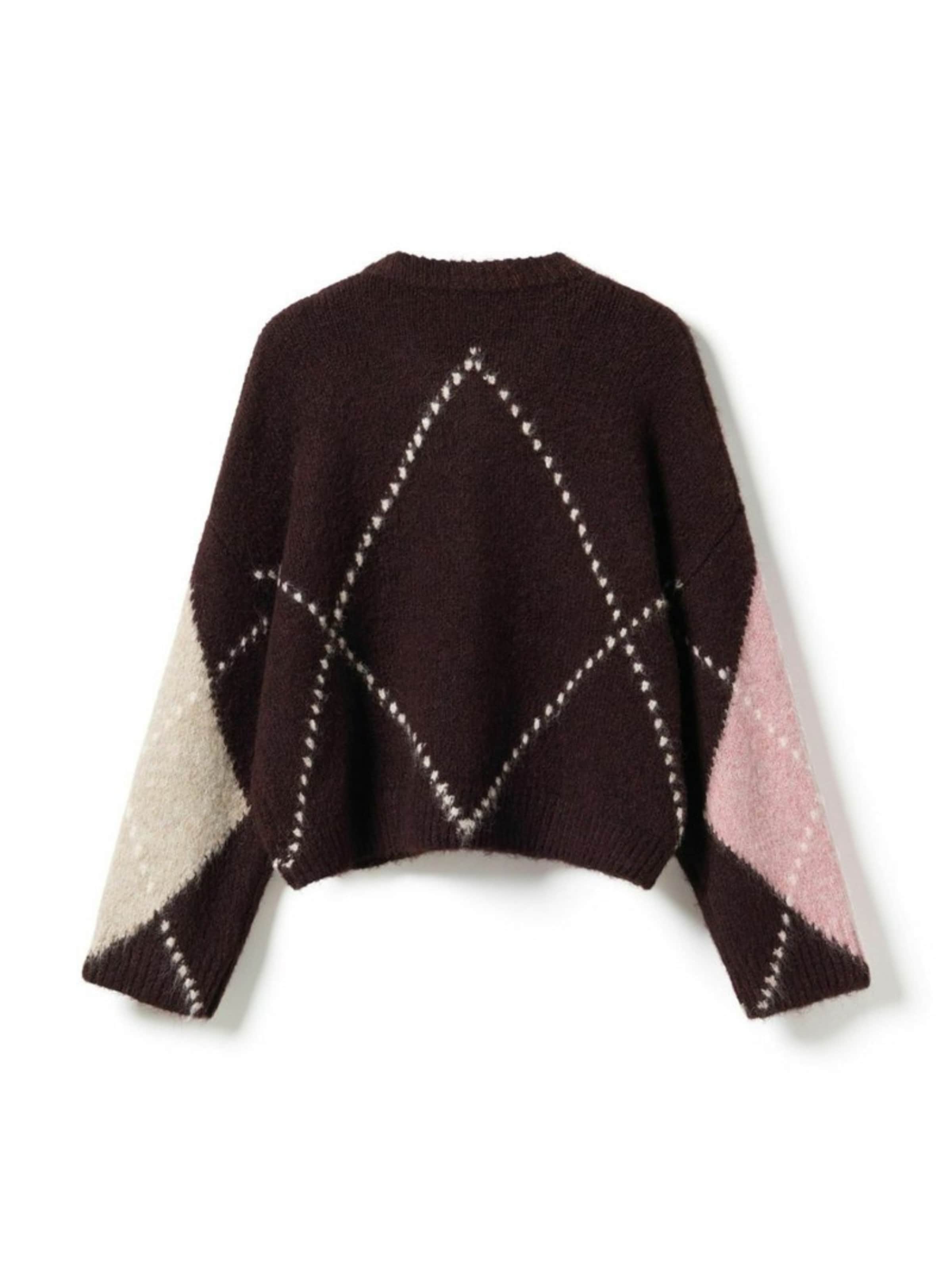 Pull-over ' Lai ' Noella en mélange de couleurs