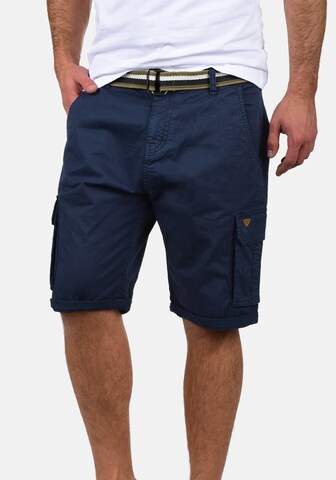 BLEND Regular Cargo Pants 'Brian' in Blue: front