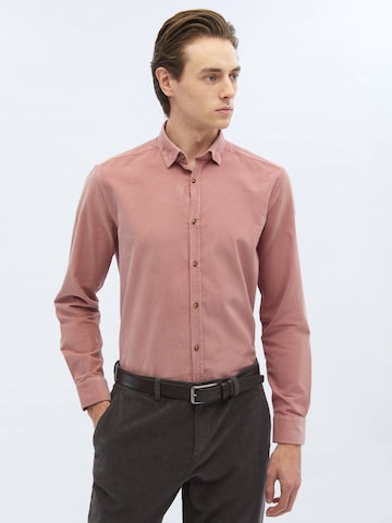 KİP Regular fit Overhemd in Roze