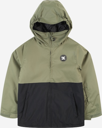 Veste de sport DC Shoes en vert : devant