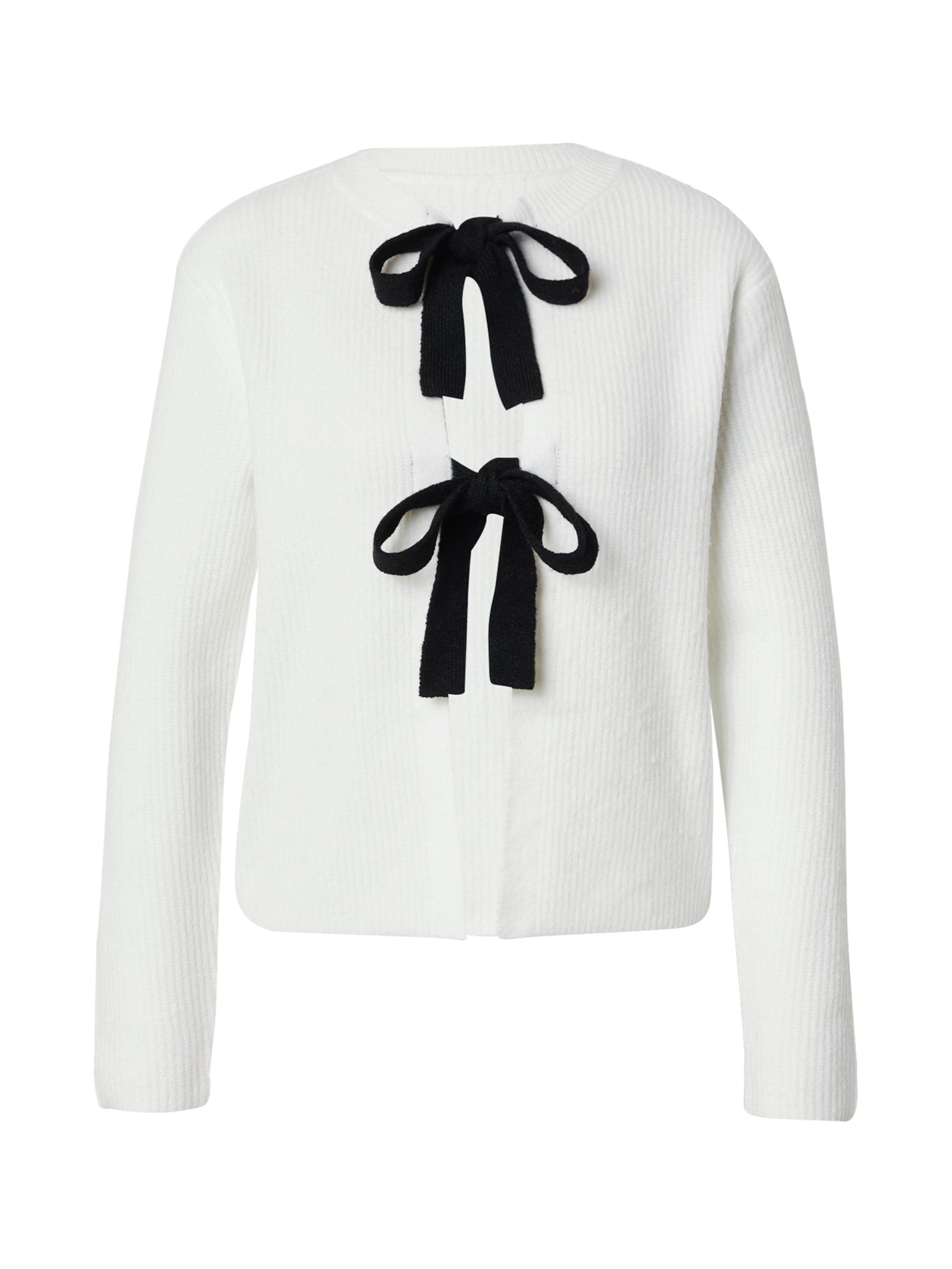 PIECES Neuletakki 'PCSILLY' värissä valkoinen: etupuoli