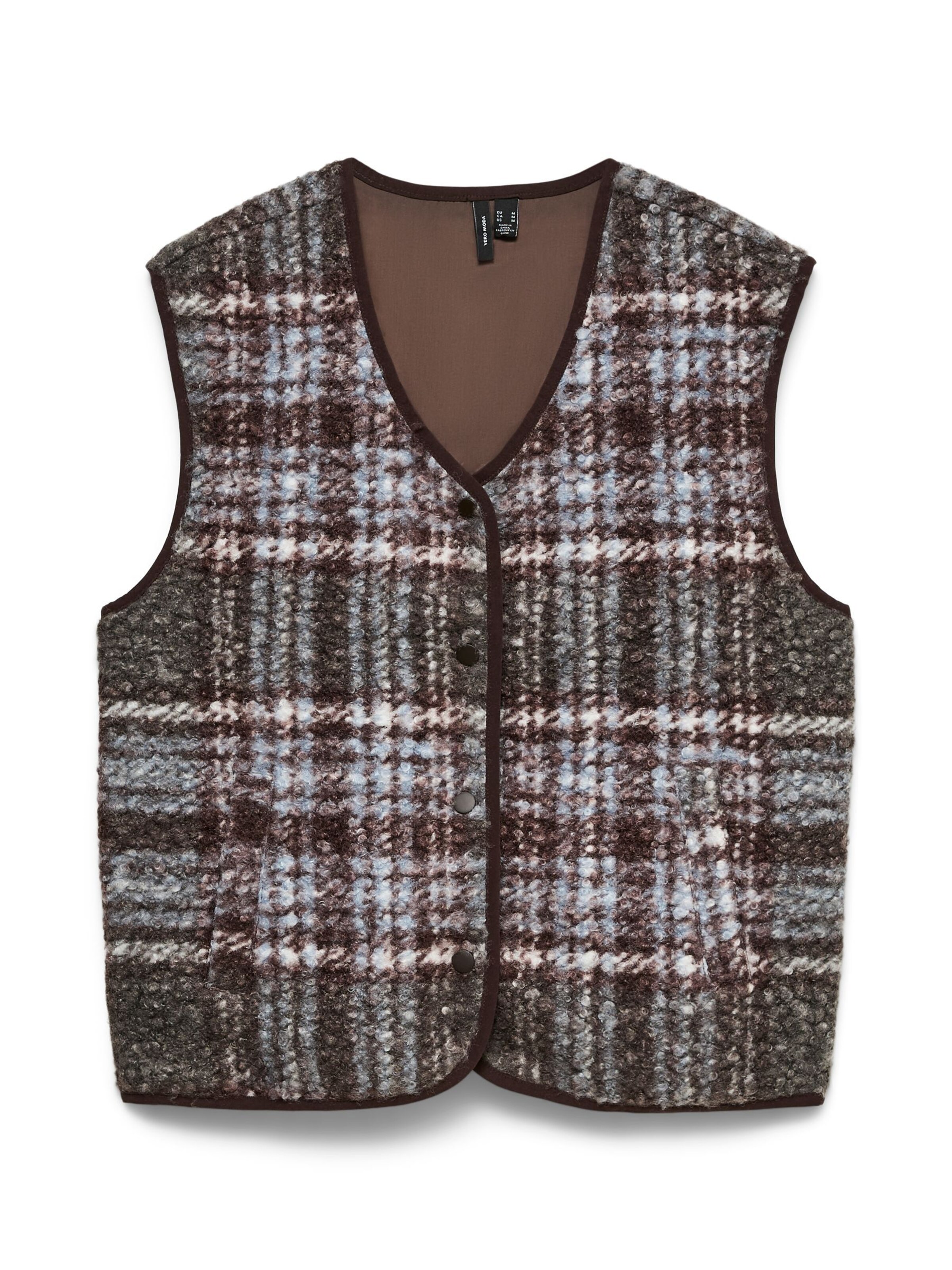 VERO MODA Bodywarmer 'VMNicoline' in Bruin: voorkant