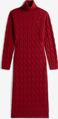 TOMMY HILFIGERPletena haljina - crvena boja: prednji dio