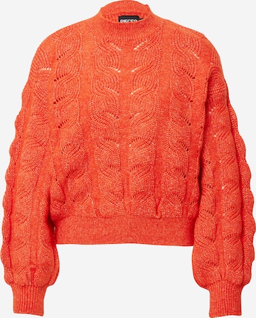 Pullover 'TANAYA' di PIECES in rosso: frontale