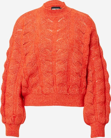 Pull-over 'TANAYA' PIECES en rouge : devant