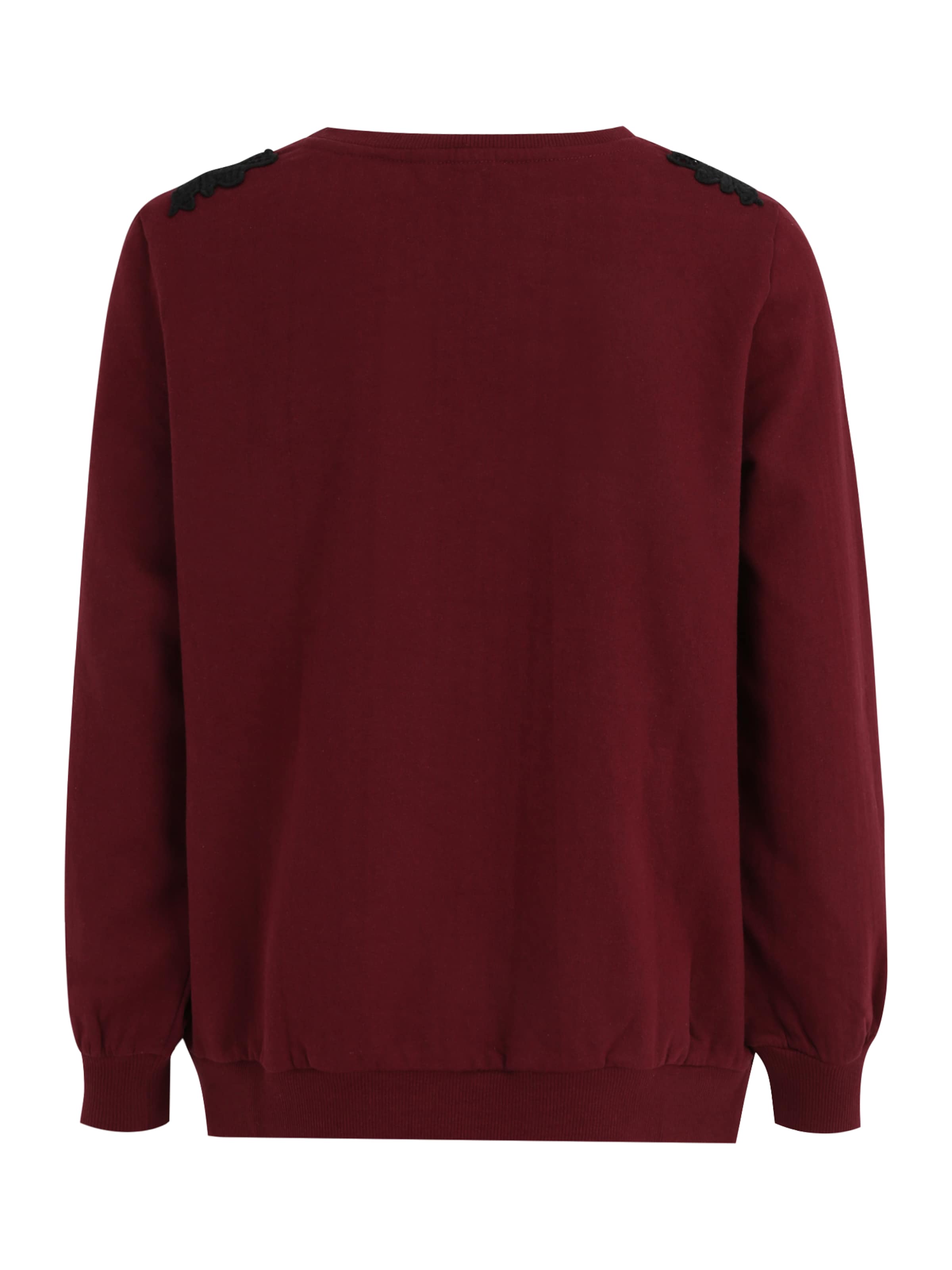 Frauen Sweat Dorothy Perkins Petite Sweatshirt in Burgunder - IO33753 Frauen Sweat Dorothy Perkins Petite Sweatshirt in Burgunder - IO33753