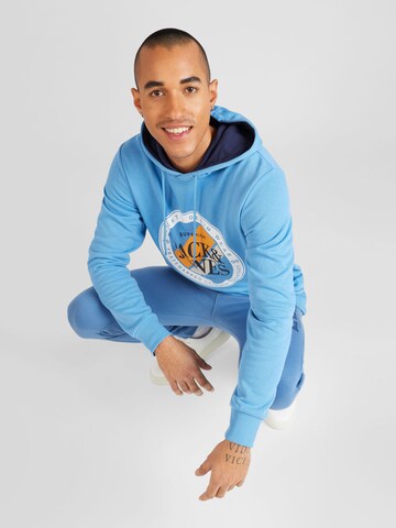 JACK & JONES Sweatshirt 'LOOF' in Blauw