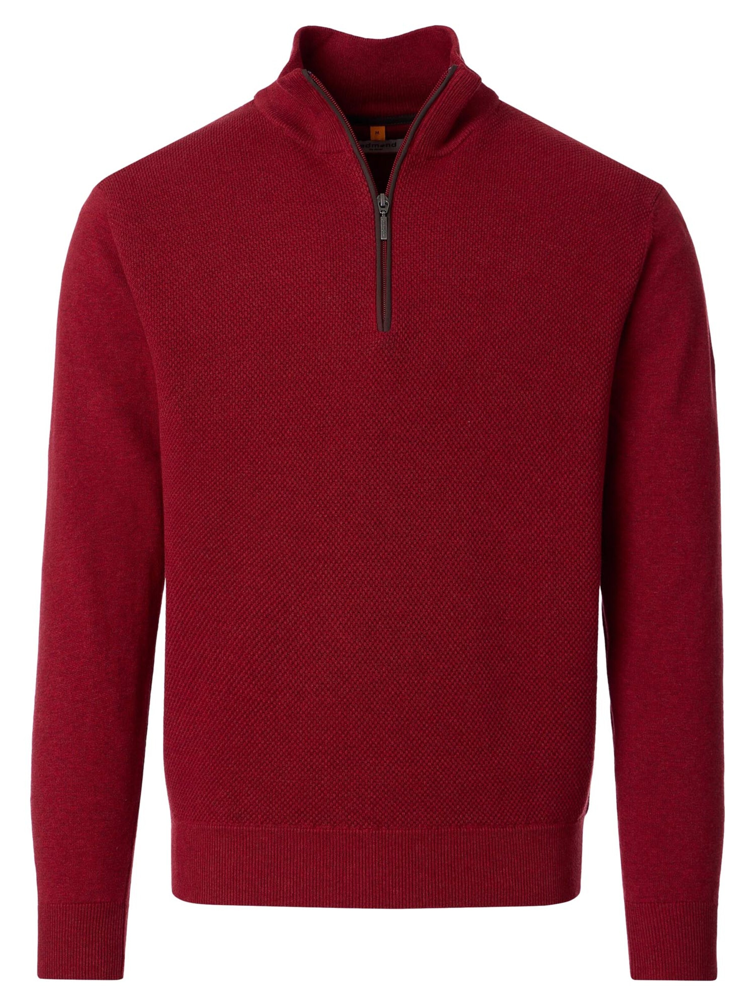 redmond Sweater 'Basic' in Red: front