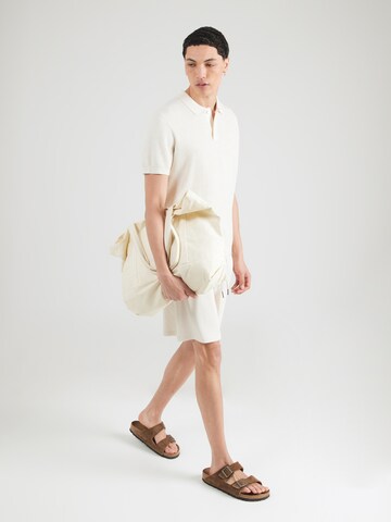 NOWADAYS Poloshirt 'Racket' in Weiß