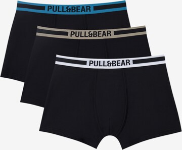 Pull&Bear Boxer shorts in Black: front