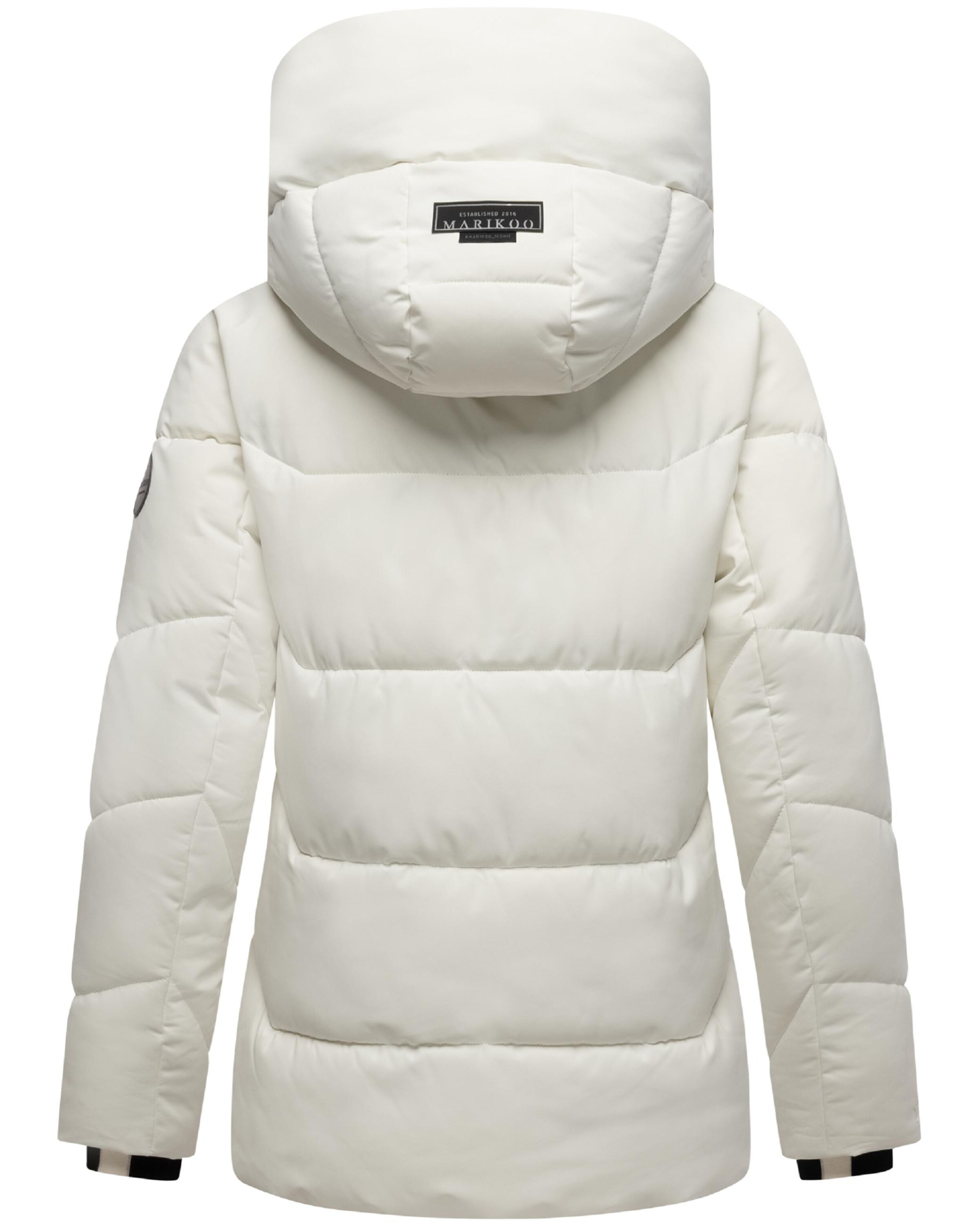 MARIKOO Vinterjacka 'Kuscheltatze XVI' i vit